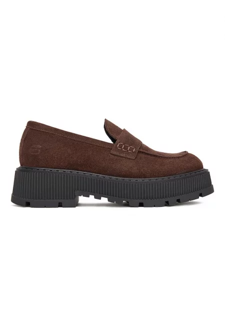 Мокасини за жени - G Star Raw - 5906751344606 - естествена кожа - кафяв