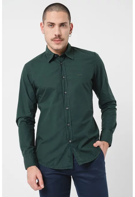 Памучна риза с лого