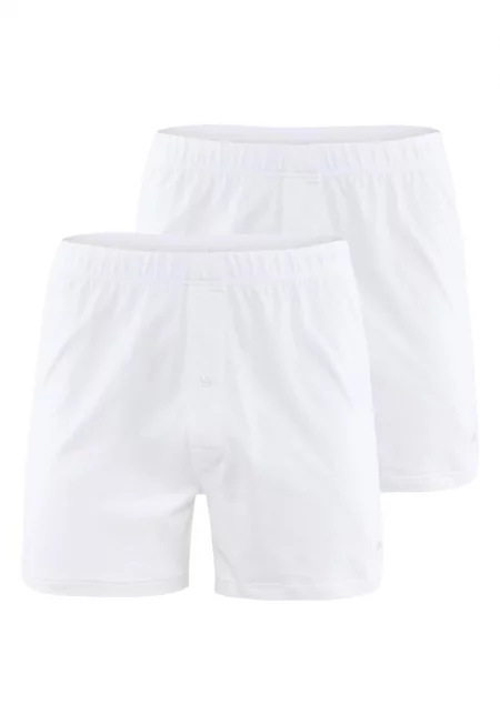 Памучни боксерки - 2 чифта - Бял