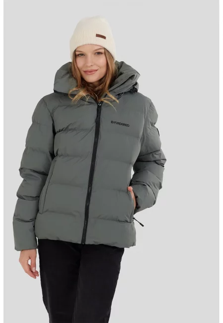Подплатено зимно яке Amber с отделяща се качулка
