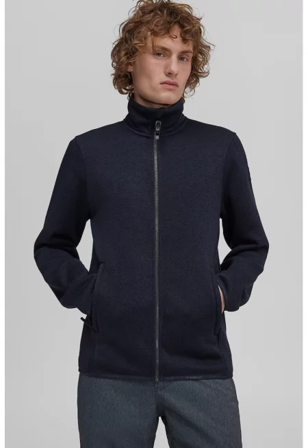 Поларен ски суитшърт Piste с цип - Тъмносин