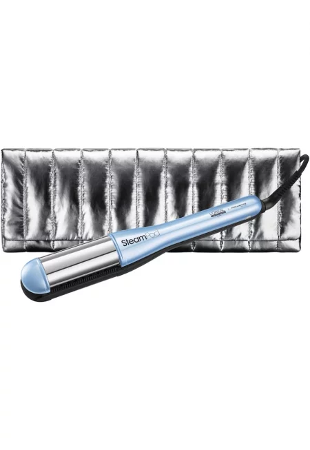 Професионална чиния за стилизиране и грижа за косата  Steampod 4.00 - Сиво-син