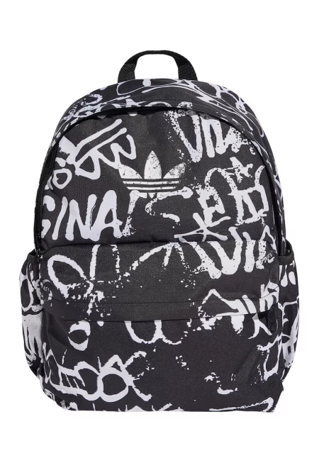 Раница с графит и преден джоб с цип