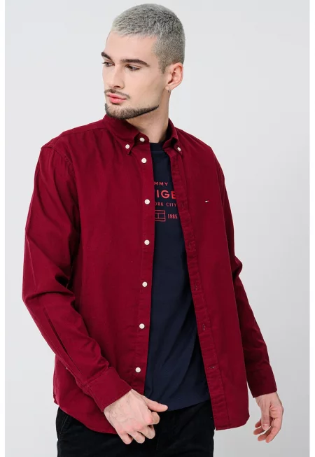 Риза Oxford с памук