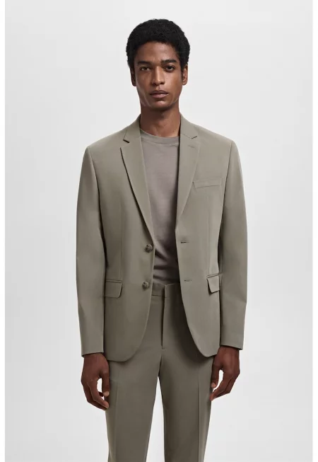 Сако с копчета - Tъмносив