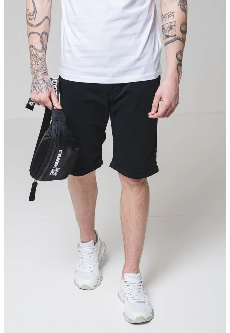 Шорти с памук - Черен