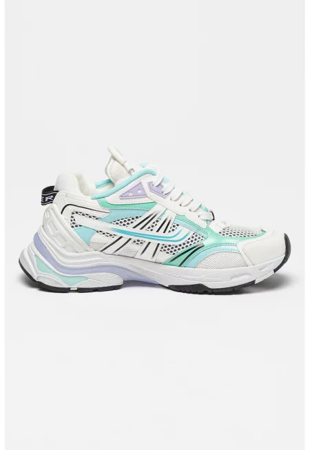 Спортни обувки Racer от еко кожа с мрежа
