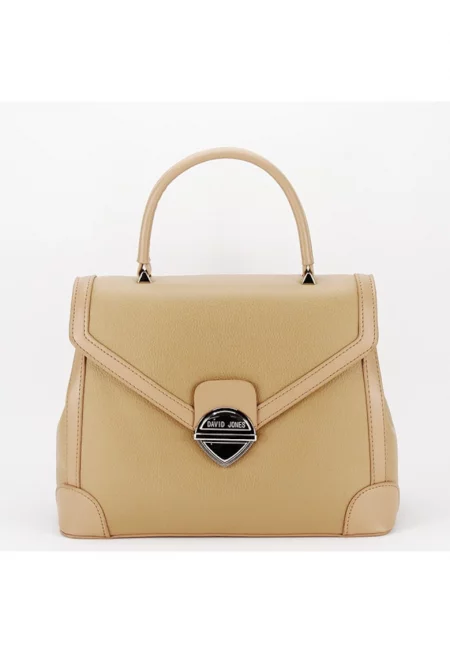 Средно бежова чанта  7058-1 11 15378