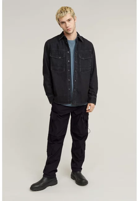 Стандартен карго панталон - Черен