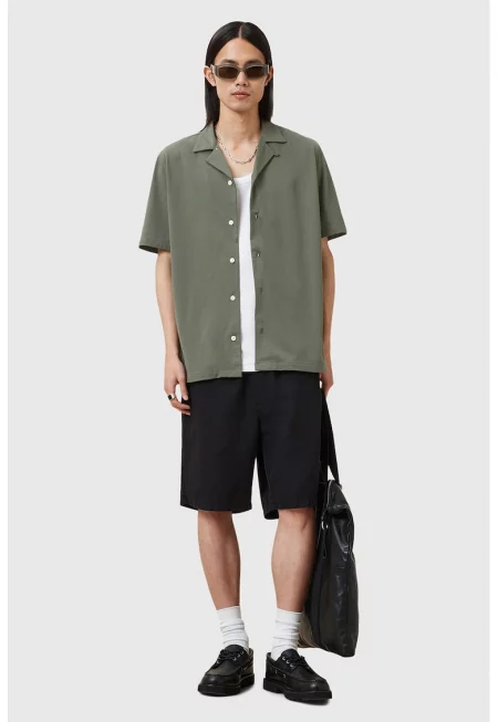 Свободна риза Hudson - Зелени аспержи