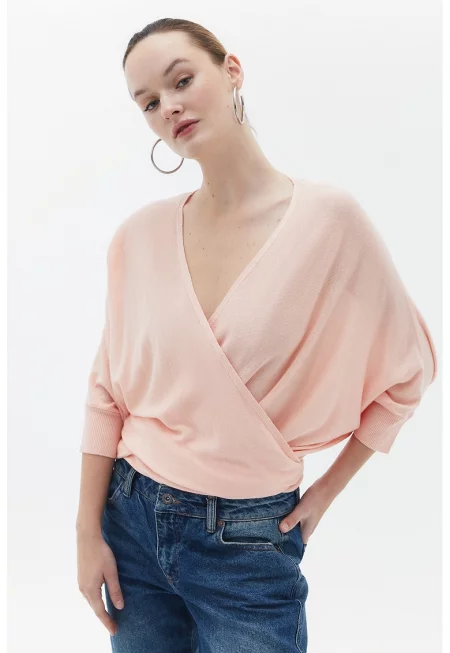 Свободна жилетка с връзки