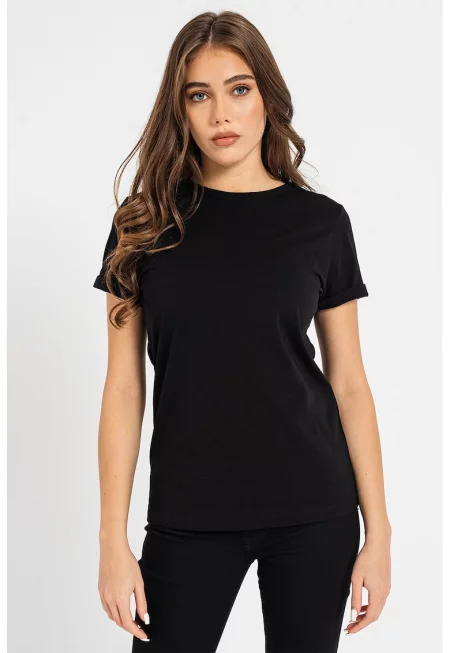 Тениска по тялото - Черен