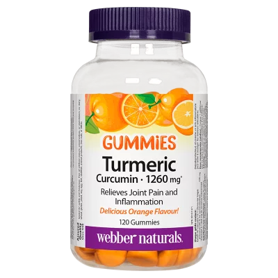 Turmeric Curcumin Gummies / Куркума, 120 желирани таблетки с вкус на портокал
