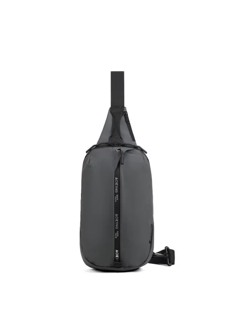 Унисекс чанта с лого - Сив