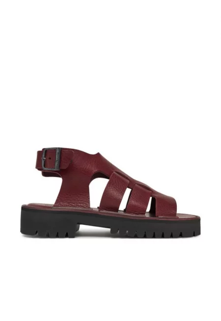 Унисекс сандали  D031 715 - естествена кожа - 37 EU - бордо