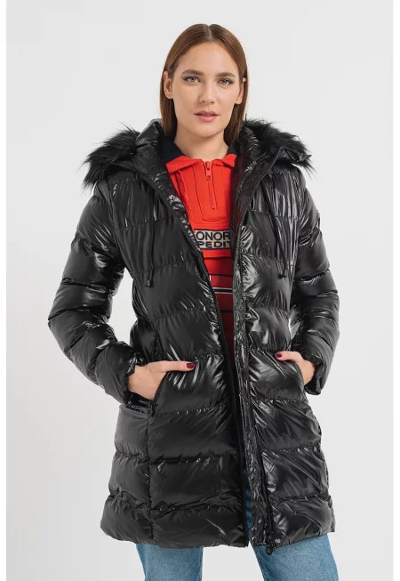 Зимно капитонирано яке Briantissima с лъскав ефект