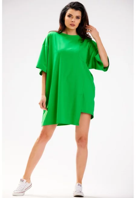 Асиметрична рокля-туника -