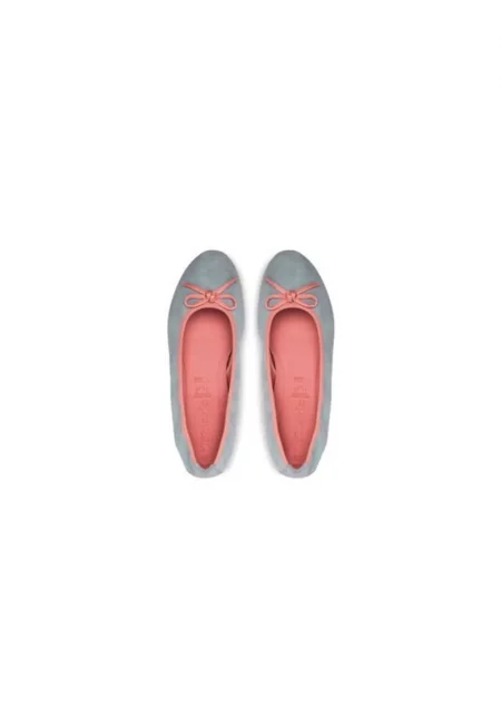 Балерини  304652455 - Естествена кожа - Син - Син