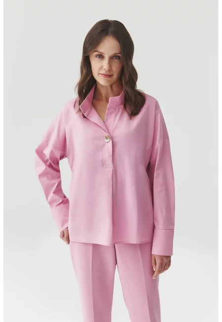 Блуза Lotari с памук - Пастелнорозов