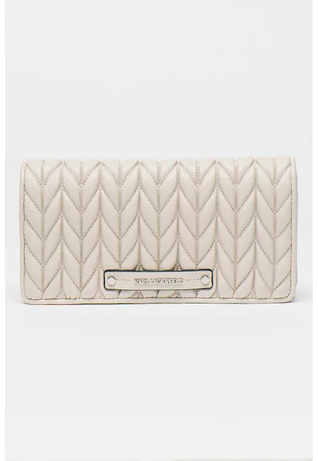 Чанта през рамо Weave от еко кожа - Бежов