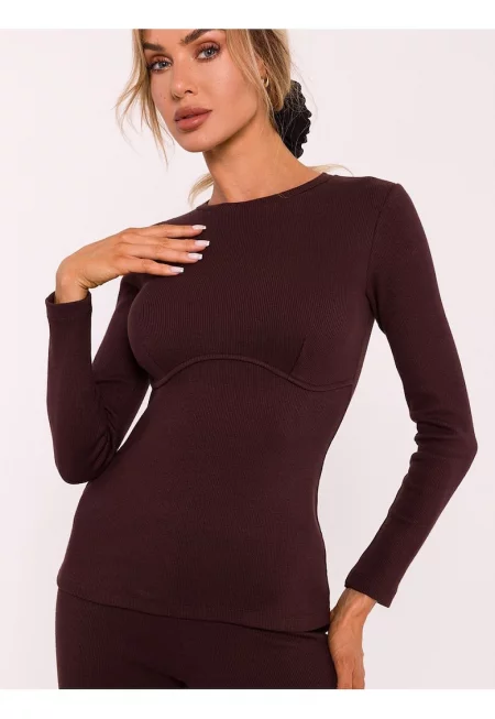 Дамска блуза  в цвят бордо