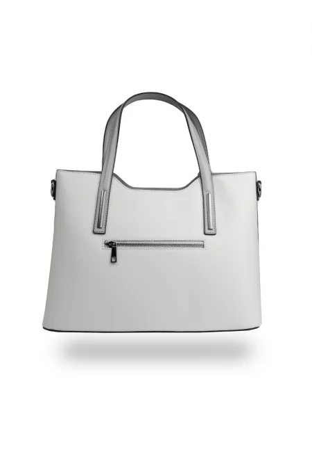 Дамска чанта - кожа -  Design lover noir - Сив