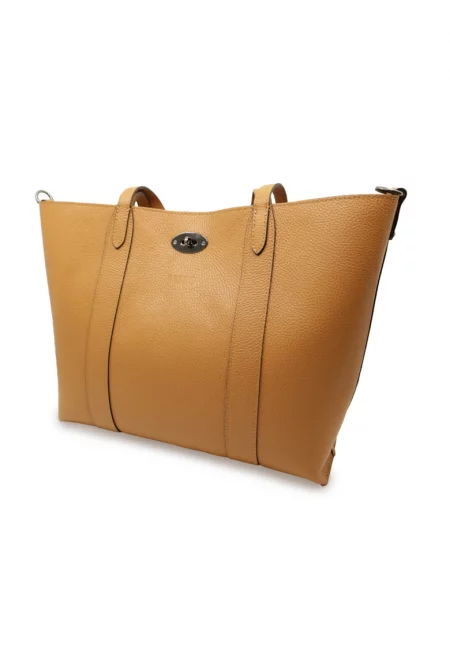 Дамска чанта Praticita Urbana от естествена кожа - кафяв