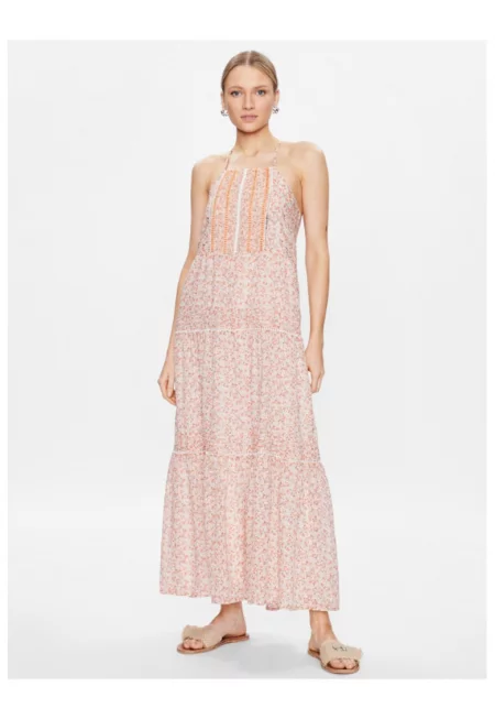 Дамска ежедневна рокля -  302590742 - Памук - Многоцветен