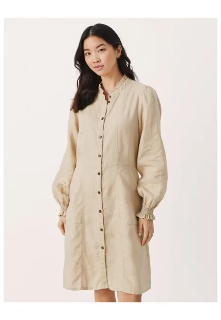 Дамска рокля втора част In 301912415 - Бежов