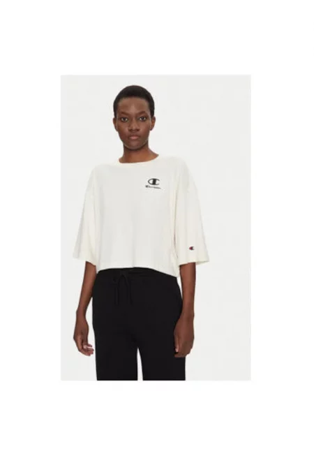 Дамска тениска  118023 - Памук - Екрю - Екрю