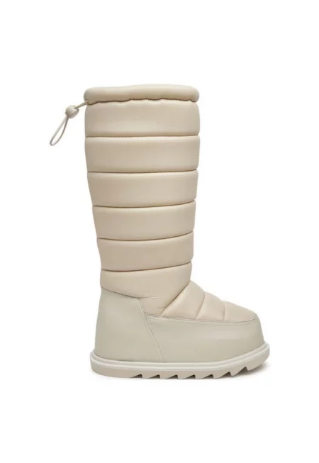 Дамски ботуши  304407031 - Текстил - Бежов - Бежов