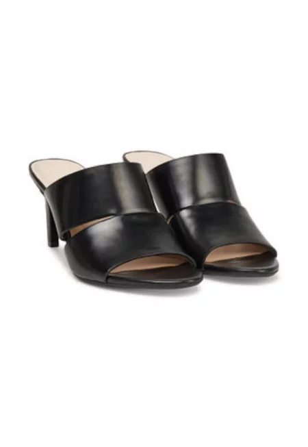 Дамски чехли -  304831058 - естествена кожа - черен