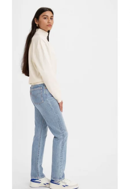 Дамски дънки  303341411 - Памук - Син - Син