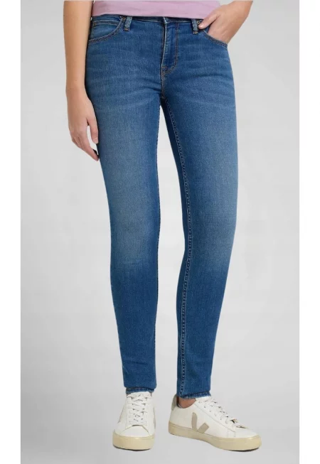 Дамски дънки L526AHKR -  Памук - Син - Slim fit - Skinny -