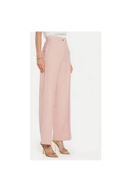 Дамски панталон -  304573958 - Вискоза - Розов - Розово