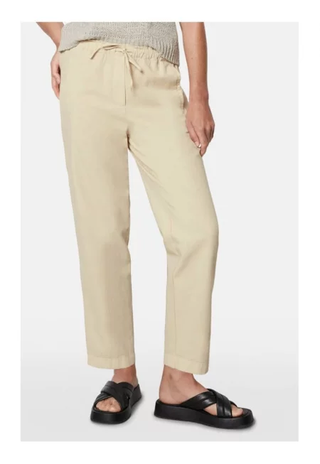 Дамски панталон -  737467 - Бежов - Памук