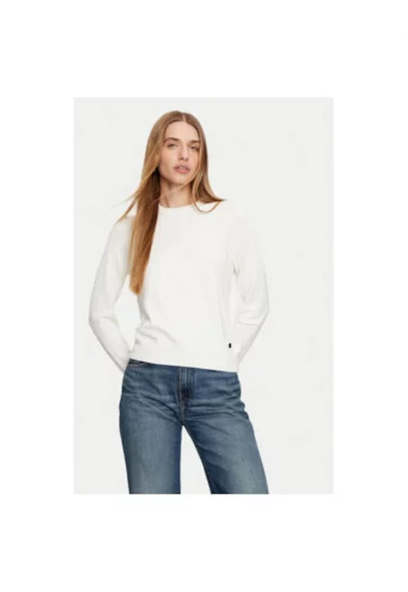 Дамски пуловер - US Polo Assn. - 304793158 - Вискоза/Найлон - Бежов - Бежов