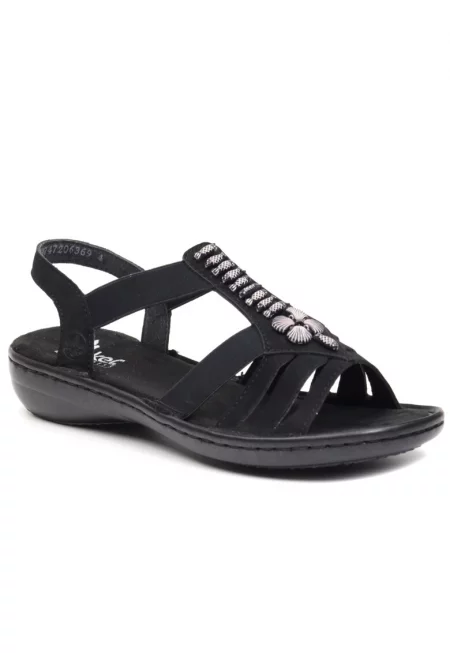 Дамски сандали 60806 00  Черен