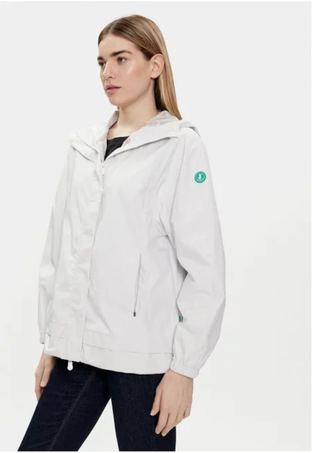 Дамско яке -  303902582 - Рециклиран полиестер - Бяло - Бял