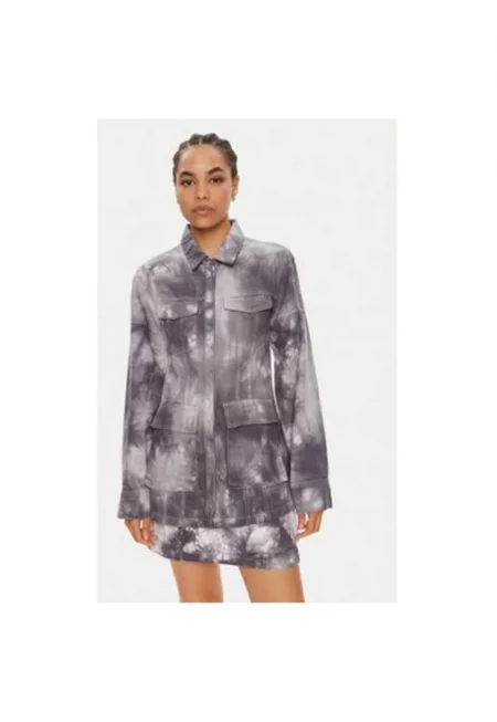 Дамско яке -  304354366 - Памук - Сив