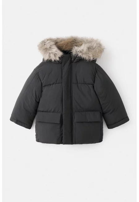 Едноцветно зимно яке