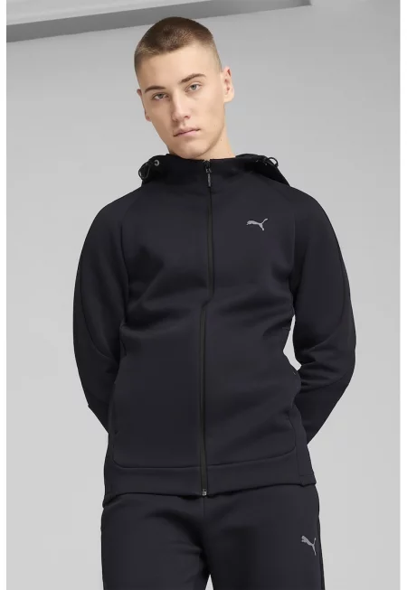 Худи с цип и ръкави реглан