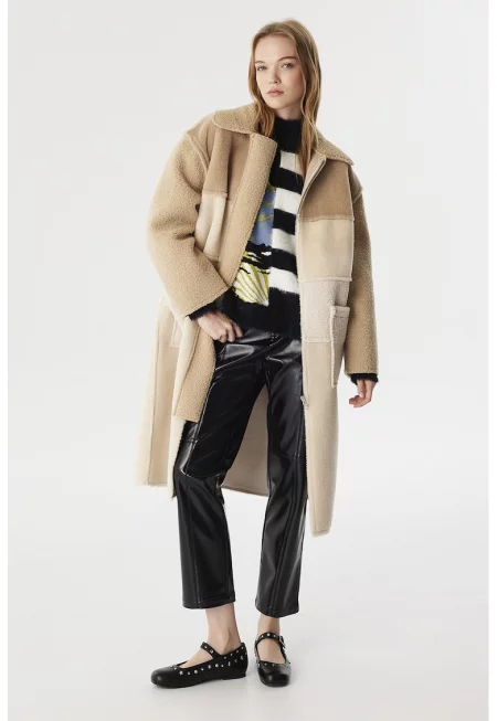 Ipekyol - Уголемено палто с джобове