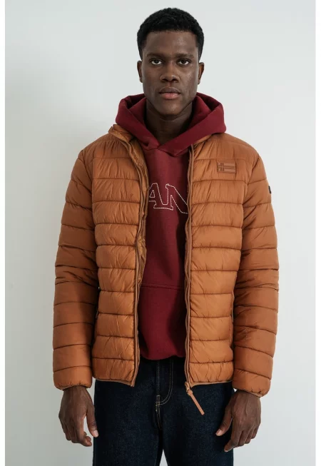 Капитонирано зимно яке Amichoko - Карамел