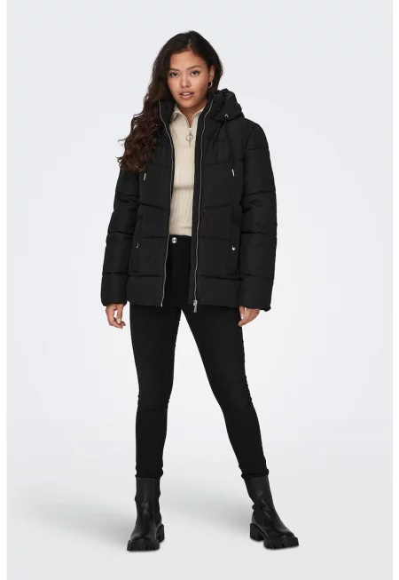 Капитонирано зимно яке с качулка