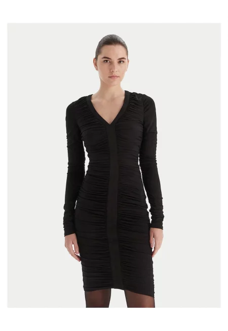 Коктейлна рокля Marciano Guess 5BGK25 6257A - черна