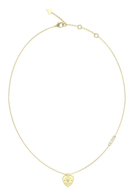 Колие от неръждаема стомана с висулка - Златист