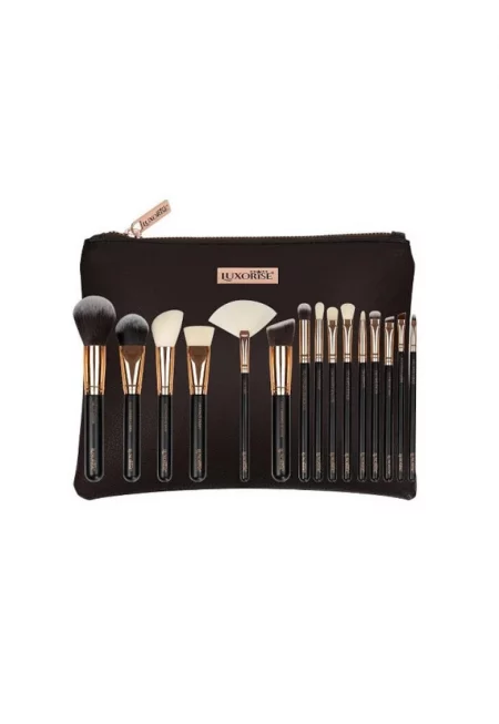 Комплект четки -  Gold - Чанта за съхранение - 15 Четки