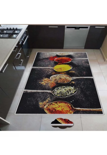 Кухненски килим  с дигитален печат и тъкана основа Lomento