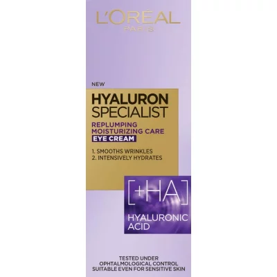 L'Oréal HYALURON SPECIALIST Околоочен крем 15мл